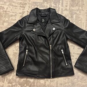 Art Class Black Leather Jacket